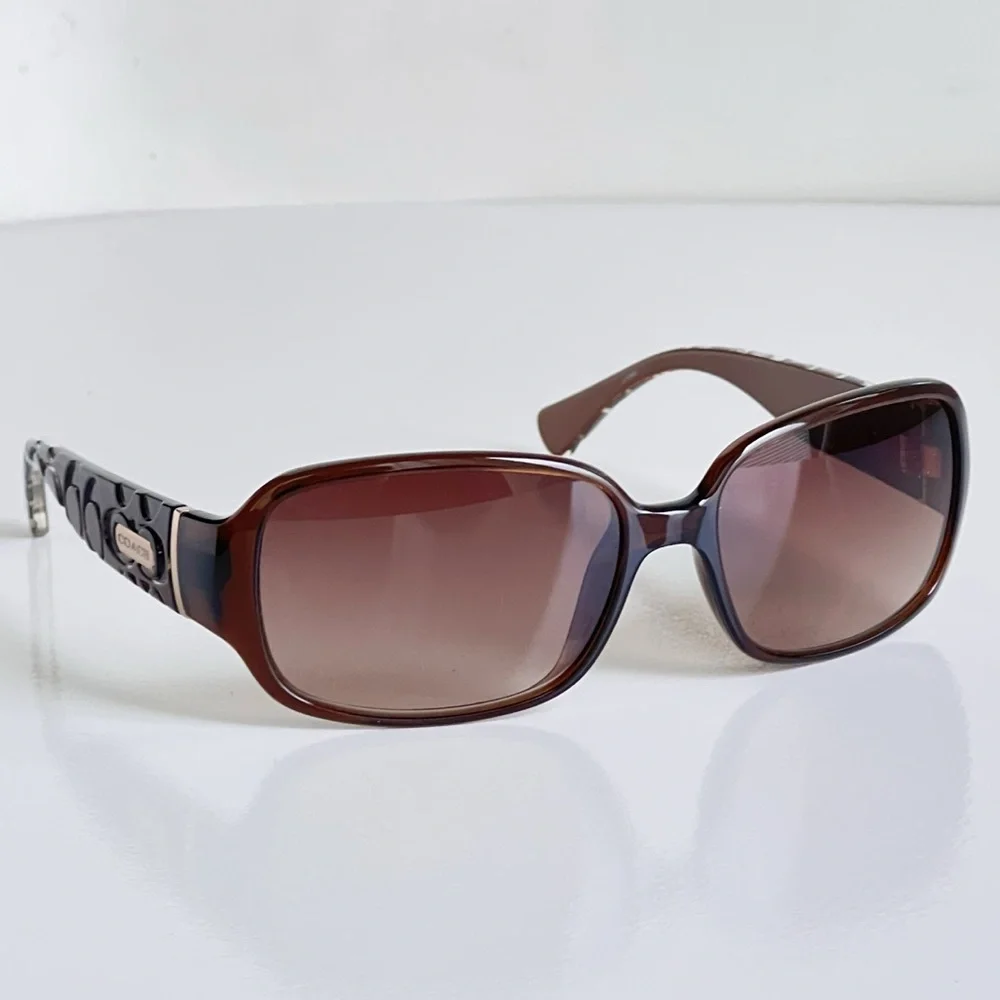 Coach Women's Brown Sunglasses UV400 Protection - Picture 4 of 14